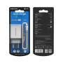 Зарядное устройство сетевое 1USB 3.0 Quick Charger+кабель Micro USB(BX17), белый BOROFONE BA21A