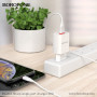 Зарядное устройство сетевое 1USB 2.1A, белый BOROFONE BA20A