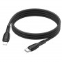 Дата-кабель универ. PD Type-C - lightning USB/Iphone 1м, 3А, черный BOROFONE BX86