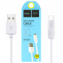 Дата-кабель универ. micro USB/Android/ 1м, 2.1A, белый HOCO X1