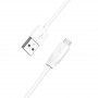 Дата-кабель универ. micro USB/Android/ 1м, 2.1A, белый HOCO X1