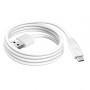 Дата-кабель универ. micro USB/Android/ 1м, 2.1A, белый HOCO X1