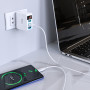 Дата-кабель универ. micro USB/Android/ 1м, 2.1A, белый HOCO X1