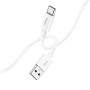Дата-кабель универ. USB Type-C 1м, 3А, белый HOCO X87