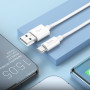 Дата-кабель универ. USB Type-C 1м, 3А, белый HOCO X87