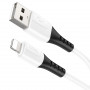 Дата-кабель универ. lightning USB / Iphone 1м, 2.4А, белый HOCO X82