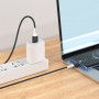 Дата-кабель универ. USB Type-C 1м, 3А, черный HOCO X82