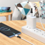 Дата-кабель универ. USB Type-C 1м, 3А, белый HOCO X82