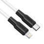 Дата-кабель универ. PD Type-C - lightning USB/Iphone 1 м, 3А, черный/белый HOCO X21