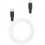 Дата-кабель универ. PD Type-C - lightning USB/Iphone 1 м, 3А, черный/белый HOCO X21