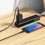 Дата-кабель универ. micro USB /Android/ 1м, 2,4А, нейлоновая оплетка, черный HOCO X59