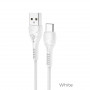 Дата-кабель универ. USB Type-C 1м, 3А, белый HOCO X37
