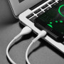 Дата-кабель универ. USB Type-C 1м, 3А, белый HOCO X37