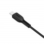 Дата-кабель универ. micro USB /Android/ 1м, 2,4А, черный HOCO X20