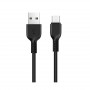 Дата-кабель универ. USB Type-C 2м, 2А, черный HOCO X20