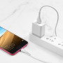 Дата-кабель универ. micro USB /Android/ 1м, 2,4А, белый HOCO X37