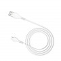 Дата-кабель универ. micro USB /Android/ 1м, 2,4А, белый HOCO X37