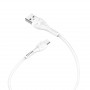 Дата-кабель универ. micro USB /Android/ 1м, 2,4А, белый HOCO X37