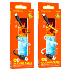 Дата-кабель универ. USB Type-C 1м, 3А, белый BOROFONE BX86