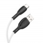 Дата-кабель универ. USB Type-C 1м, 3А, белый BOROFONE BX86