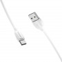 Дата-кабель универ. USB Type-C 1м, 3А, белый BOROFONE BX19