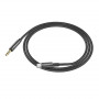 Аудиокабель AUX - адаптер Type-C для подключения к магнитоле с разъемом 3.5 Jack, 1м, черный HOCO UPA19