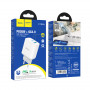 Зарядное устройство сетевое PD 1Type-C(20W)+1USB3.0 Quick Charger, белый HOCO C105A