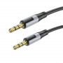 Аудиокабель AUX для подключения к автомагнитоле с разъемом 3.5 Jack, 1м черный BOROFONE BL19